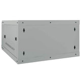 Network Cabinet with Storage Grey 53 x 60 x 30 cm Steel 42017650