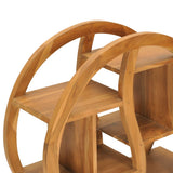 Cabinet with Yin Yang Shelf 68x26x83 cm Solid Teak Wood 320773