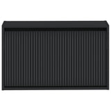 Wall-Mounted Shoe Cabinet ARNHEM 71 x 17 x 43 cm Black 896626