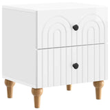 Bedside Cabinet 2 pcs High Gloss White 43 x 34.5 x 48 cm 894074
