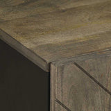 Wall-mounted Bathroom Cabinet Black 38x33x48 cm Solid Wood Mango 4017704