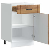 Kitchen Base Cabinet Lucca Old Wood Engineered Wood 853725