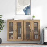 Wall Cabinets 2 pcs Artisan Oak 69.5 x 34 x 90 cm 3402687