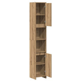 Bathroom Cabinet Artisan Oak 30x30x183.5 cm Engineered Wood 856065