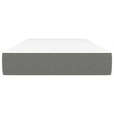 Pocket Spring Bed Mattress Medium Dark Grey 100x190x20 cm Twin 347855