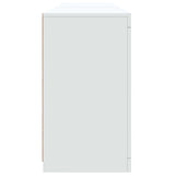 Sideboard with LED Lights White 181.5x37x67 cm 3209037