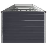 Raised Garden Bed Anthracite 400 x 80 x 55 cm cold-rolled steel 8006433