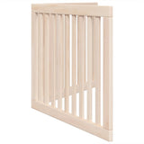 Dog Gate Foldable 2 Panels 160 cm Poplar Wood 352240
