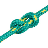 Multipurpose Utility Rope 10 mm 100 m Green PP 645 kg Max Load 3473343