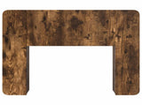 Headboard Cabinet with Storage Smoked Oak Engineered Wood 8001197