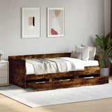 Daybed Smoked oak Engineered wood Single Convertible Sofa Bed 3280829