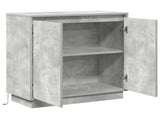 LED Sideboard Concrete Grey 71 x 34.5 x 75 cm Engineered Wood 869645