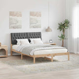 Bed Frame with Upholstered Headboard Brown 150 x 200 cm 3394394