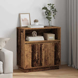 LED Sideboard Old Wood 71 x 34.5 x 75 cm Engineered Wood 869656
