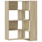 Corner Bookcase 4-Tier Sonoma Oak 85x85x140 cm Engineered Wood 3307812