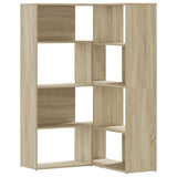 Corner Bookcase 4-Tier Sonoma Oak 85x85x140 cm Engineered Wood 3307812