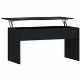 Coffee Table Black 102x50,5x52,5 cm Engineered Wood 809630