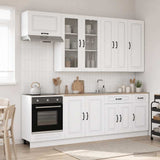 Kitchen Unit KALMAR 8 pcs White Engineered Wood 3438193