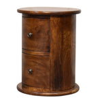 Mini Chestnut 2 Drawer Drum Chest IN3289