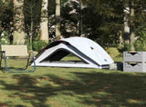 Camping Tent 1-Person White Blackout Fabric Waterproof 4009545