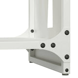 Firewood Rack White 40x30x80 cm Cold-rolled steel 864226