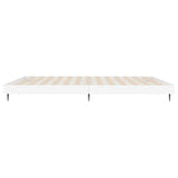Bed Frame without Mattress White 120x200 cm Engineered Wood 832253