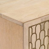 Side Cabinet 60x33x75 cm Solid Wood Mango 358274