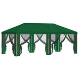 Gazebo Cover with Sidewalls 6 x 3 m Green Polyester 190 900414