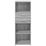 Highboard Grey Sonoma 45x42.5x124 cm Engineered Wood 846171