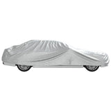 Car Cover for Sedan with Buckle Straps Full Silver XL PEVA 4008953