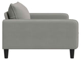 XXL Armchair Dark Grey Velvet 42043560