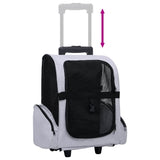 Foldable Multipurpose Pet Trolley Grey 171020