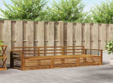 Outdoor Sofa Set 3 pcs Natural Solid Acacia Wood 3372949