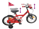 Kids Bike 14 Inches for 3-5 Years Old Red 42009648