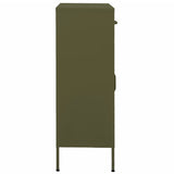 Storage Cabinet Olive Green Steel Medium 336162