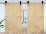 Door NARVIK Natural 100 x 210 cm Solid Pine Wood 42047099