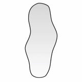 Wall Mirror Black 90x40 cm 348267