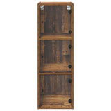 Wall Cabinet Old Wood 35 x 37 x 102 cm Engineered Wood 882907