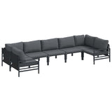 Garden Sofa Set Anthracite Steel 3378968