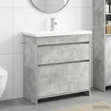 Bathroom Furniture Set Concrete Grey 81 x 40 x 84.5 cm 3404269