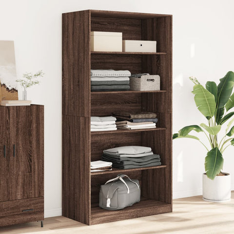 Wardrobe Brown Oak 100x50x200 cm Engineered Wood 3307735