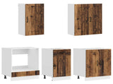 Kitchen Unit KALMAR 5 pcs Old Wood Engineered Wood 3438243