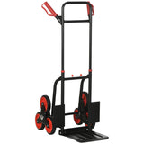 Steel Folding Hand Truck, Heavy Duty Foldable Trolley on Wheels, Multi-Purpose Sack Truck Moving T3398P342351
