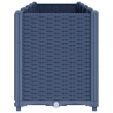 Garden Planter Blue Grey 160x40x53 cm PP 367856