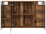Bathroom Mirror Cabinet with Shelf Old Wood 80 x 14.5 x 70 cm 889109
