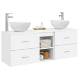 Bathroom Cabinet Set 3 pcs White 49.5 x 41 x 64.5 cm 3405803