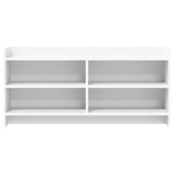 TV Cabinet 100 x 33 x 47 cm White Engineered Wood 8011219