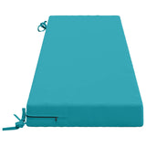 2-Piece Bench Cushions SOEST 2 pcs 100% Polyester Turquoise 949831