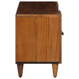 TV Cabinet with Drawer Walnut 105 x 33 x 46 cm Solid Mango Wood 4018238