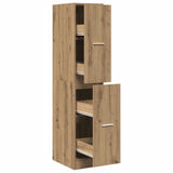 Apothecary Cabinet Artisian Oak 30x41x144.5 cm Engineered Wood 855177